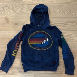 Kids (boys) Aviator Nation blue hoodie